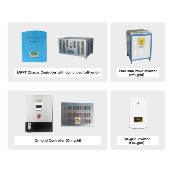 5KW VERTICAL AXIS WIND TURBINE SOLAR WIND HYBRID GENERATOR SYSTEM