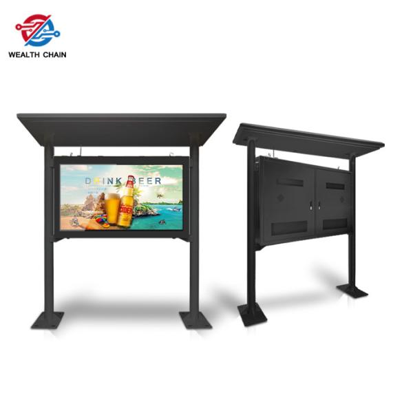 Buy cheap Pillar Stand Outdoor LCD Digital Signage Display Size 64.95" X 36.53" For All Weather from wholesalers