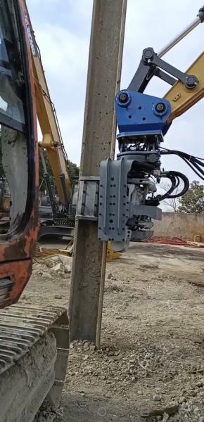 Buy cheap Side Grip Vibratory Hammer Pile Driver Excavator Mounted Sheet Vibro Hammer from wholesalers