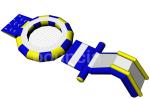 Mini Inflatable Floating Water Park Equipment For Swimming Pool
