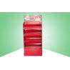 Buy cheap Retail 100% Recyclable Cardboard Merchandising Displays Units With Four Shelves from wholesalers