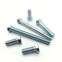Buy cheap ASME/ANSI B 18.2.1 SAE J429 Grade 5 Hex Head Bolts Fully Threaded Zinc Plated product