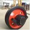 Buy cheap 42CrMo Overhead Crane Trolley Wheels , Double Flange Cast Steel Railway Wheels from wholesalers
