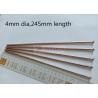 Buy cheap 4mmx270mm Copper Plated Cd Weld Insulation Pins Capacitor Discharge from wholesalers