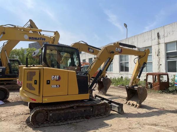 Buy cheap Caterpillar 306.5 Second Hand Mini Digger Fuel Efficiency For Building from wholesalers