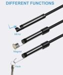 1280*720 Flexible Gooseneck Tube Camera Holder For Video Borescope Plumbing