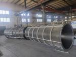 Reliable Paper Industry Screen Basket with Round Hole and Seam Size 0.1-0.55