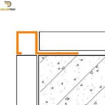 Matt Satin Square Tile Edging Strip , Aluminum Tile Edge Trim 10X10X2500mm