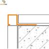 Buy cheap Matt Satin Square Tile Edging Strip , Aluminum Tile Edge Trim 10X10X2500mm from wholesalers