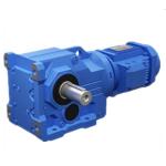 High Torque Inline Motor Gearbox Helical Bevel Speed Reducer