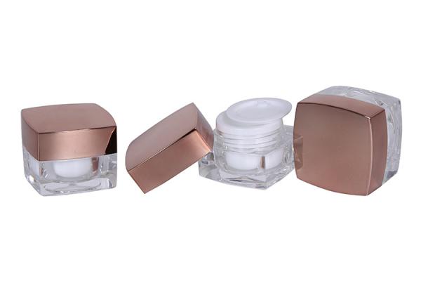 Buy cheap 5ml Mini Size Acrylic Trial Cream Jar Face Cream Lotion Cosmetic Packaging Travelling Skin Care Bottle UKT10 from wholesalers