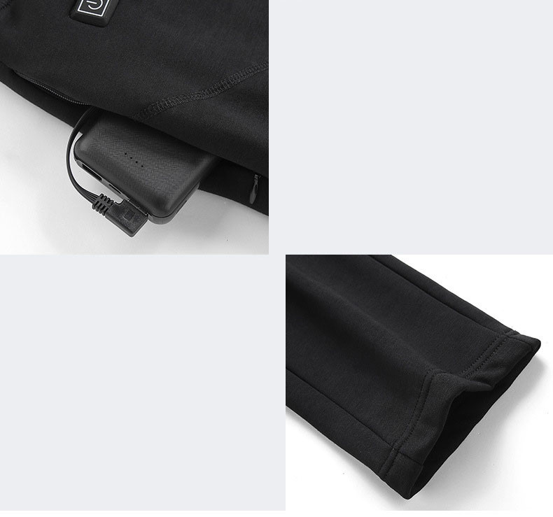 USB Charging Electric Heating Suit Thermal Long Sleeve Underwear
