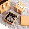 Buy cheap Ring Earrings Gift Boxes Jewellery Display Box With Hot Stamping Cute Design from wholesalers