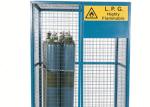 Eco Friendly Propane Tank Storage Cage , Gas Tank Cage With Galvanized Material