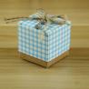 Buy cheap Vintage Lattice 260g Kraft Paper Gift Box Food Container Paper Box With lanyard from wholesalers
