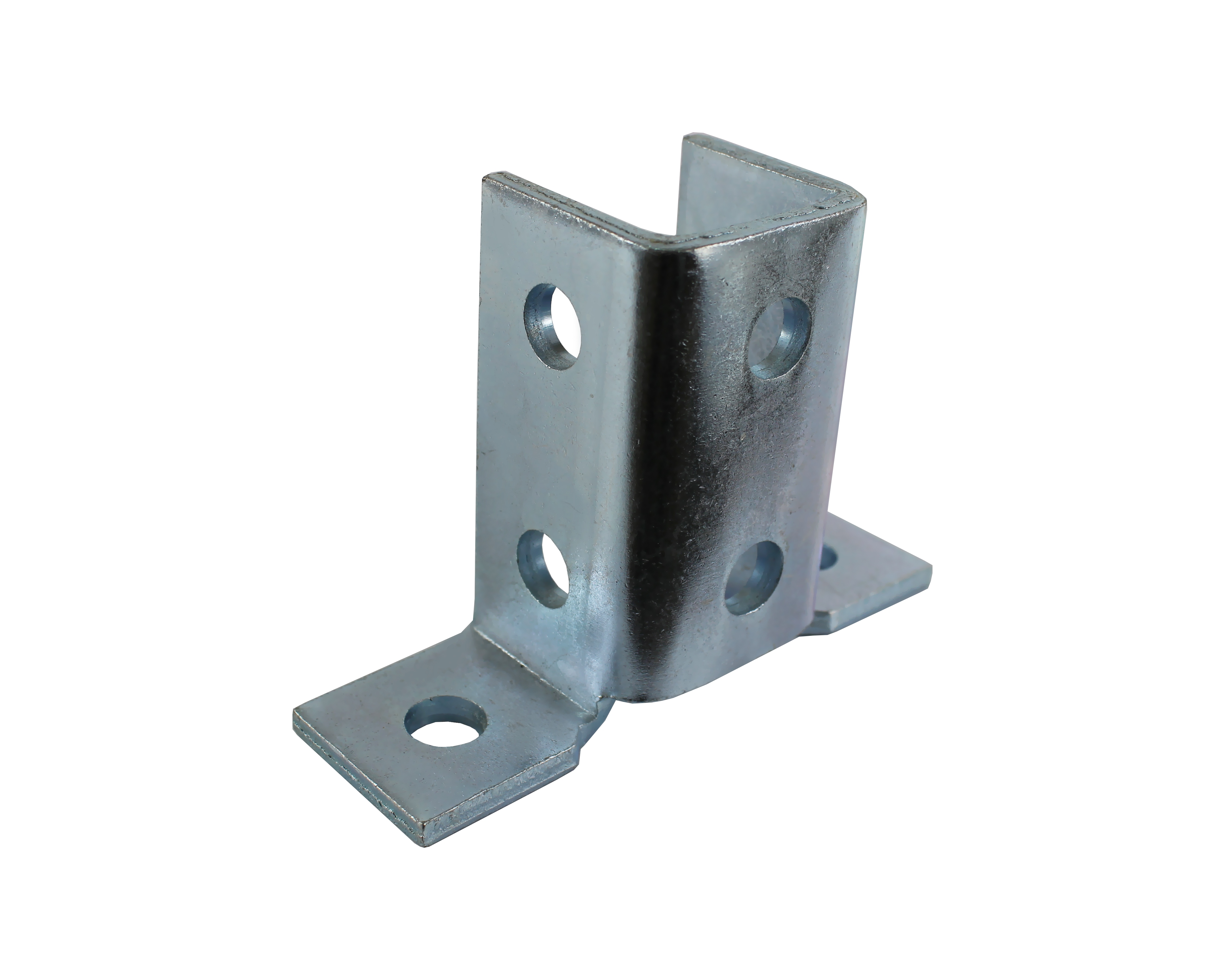 Standard Base Plate Steel Frame Connection Fitting For Channel 15-20Kg
