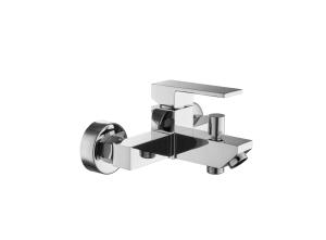 Wholesale Modern Wall Mounted Shower Mixer Taps Chrome Finish For Bathroom from china suppliers