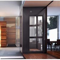 Buy cheap AC Drive Tempered Glass Residential Elevators Rated Speed 0.4m/S product