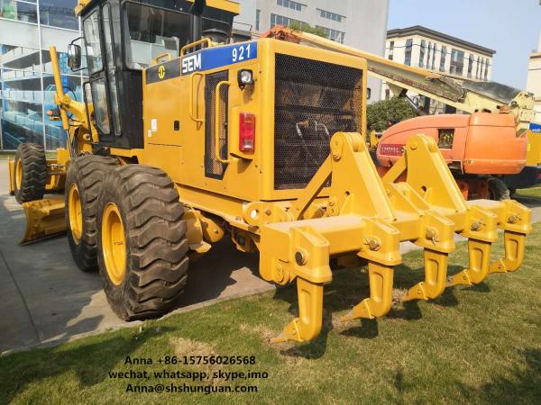 Buy cheap 210 HP SEM 921 Used Motor Graders Diesel Power Source 15930 KG Weight from wholesalers