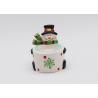 Buy cheap Ceramic Hand Painted Candle Holders Earthenware Material For Christmas Decoration from wholesalers