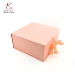 Pink SGS Approve Luxury Rigid Set Up Boxes For Clothes