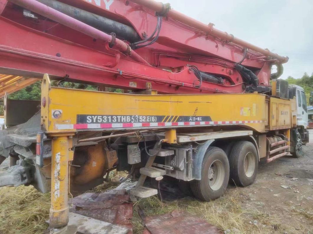 2012 48m Sy Concrete Pump on Isu. Zu Truck Concrete Boom Pump Heavy Equipment