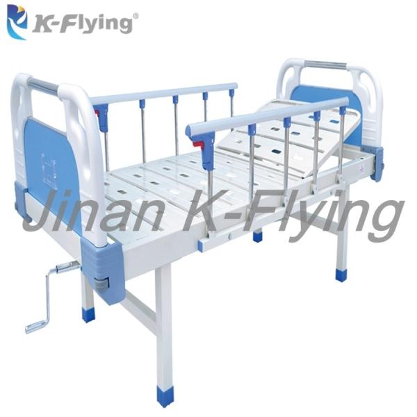 Buy cheap ABS Steel 1 Crank Foldable Hospital Ward Manual Nursing Bed from wholesalers