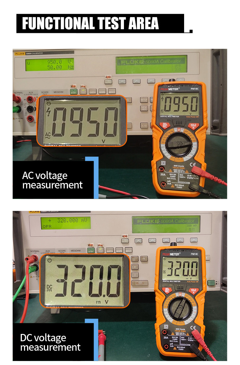 True RMS Digital Multimeter Comprehensive Measurement with Temperature, Capacitance, Frequency, High Safety Device