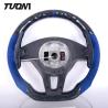 Buy cheap W204 Mercedes Benz Steering Wheel Forged Carbon Fiber Blue Foil Luxury Alcantara from wholesalers