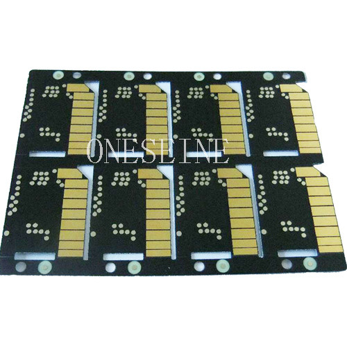 Buy cheap Black FR4 1MM Double Sided PCB Board 1OZ Copper from wholesalers