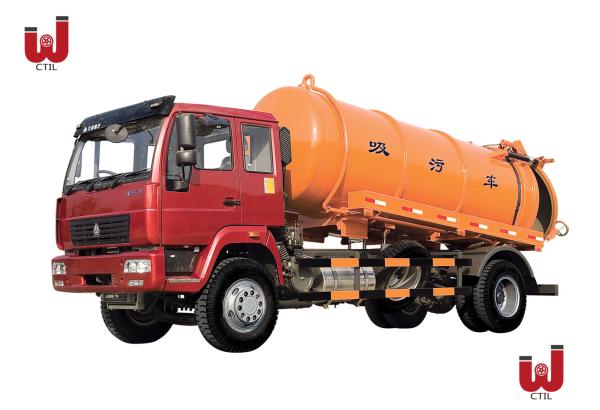 Buy cheap 10m3 Vacuum Sewage Truck 6 Wheelers Sewage Cleaning Tanker from wholesalers