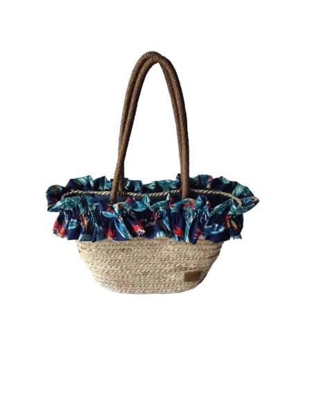 Buy cheap ECO Friendly Fashion Summer Tote Handbag Bohemian Handmade Bali Bags Straw Beach Bag Cotton Canvas Shopping Bags from wholesalers