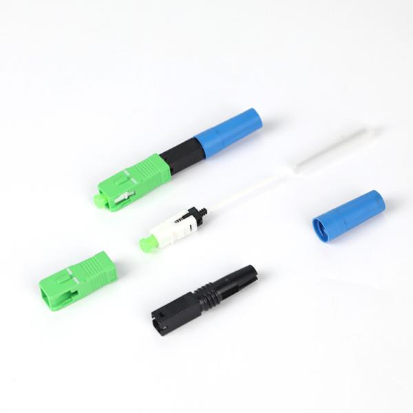 Buy cheap FTTX UPC SC Single Mode Fiber Optic Fast Connector from wholesalers