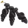Buy cheap Loose Wave Brazilian Human Hair Bundle Natural Black Hair Extensions from wholesalers