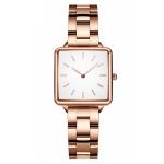 34mm Dia Women Quartz Wrist Watch Waterproof 16mm Strap Alloy Case