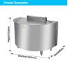 Buy cheap Japanese Gas Arc Teppanyaki Machine Stainless Steel SS304 for Commercial Cooking Equipment from wholesalers