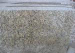 Tiger Skin Gold Yellow Granite Countertop Tiles , Granite Kitchen Tiles Polished
