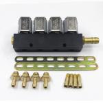LIG1S 3 Ohm LPG Gas Injectors 4 Cylinder Natural Gas Injector Rail ISO9001