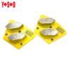 Buy cheap Metal Bond Diamond Grinding Shoes Trapezoid Double Bars 6# - 300# Concrete Grinder Shoe from wholesalers