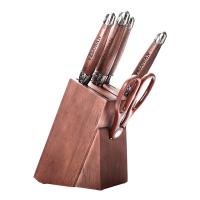 Buy cheap Walnut Kitchen Knife Sets 32.2cm 5Cr15Mov Stainless Steel 0.4kg With Laser product