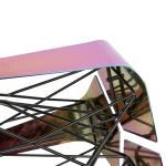 Modern Unique Stool Cafe Bar Home Portable Dining Chair Stool Stainless Steel