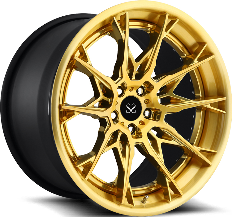 18 19 20 21 22 Inch 5x130 Black Machine Face Audi Q7 Wheel 3 Pc Rims Forged Alloy A6061 T6 Styling Wheels
