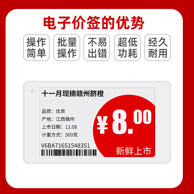 4 Inch white and black Epaper Display 480*800 Dot Matrix Colour Eink Display SPI interface