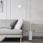 Modern Marble Metal Floor Lamp Bar Villa Hotel Home Living Room Balancer Floor