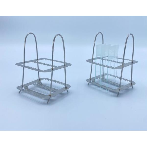 Histology Tissue Slide Glass Staining Jar Staining Rack Pathology microscope slide staining jar and rack