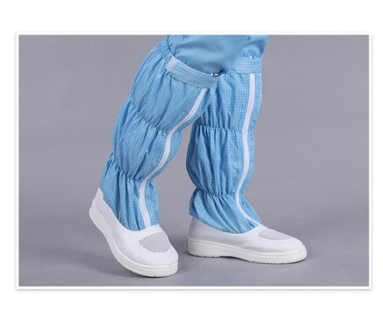 Buy cheap Pu Leather Mesh Cleanroom Anti Static Work Boots With PVC Outsole from wholesalers