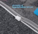 promotional bag clear slider k pvc bag, slider k pvc travel cosmetic bag, k bags