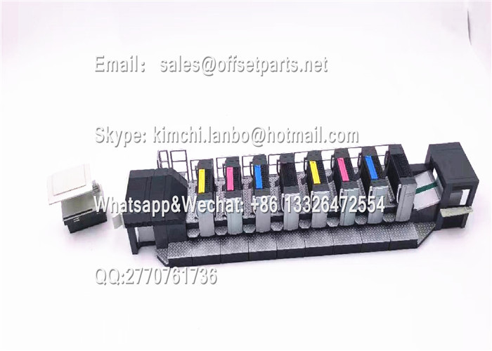 printing machine model 1:500 HD printing machine decoration 8 color printer 1 pc