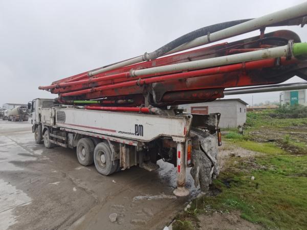 Buy cheap Putzmeister 56m 46m 49m Used Concrete Pump Truck with Feeding Height 1370mm in 2013 from wholesalers