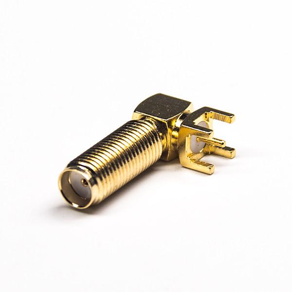 Buy cheap SMA RF Coaxial Connector PCB Coaxial Connector 20mm Right Angle from wholesalers